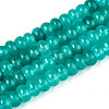Dyed Natural White Jade Beads Strands X-G-T139-59A-09-4