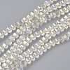 Electroplate Glass Beads Strands EGLA-L012-B-2