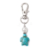 Synthetic Howlite & Turquoise Pendant Decorations KEYC-JM02381-4