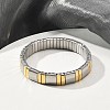 304 Stainless Steel Stretch Bracelets BJEW-U015-03G-02-2