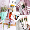 Magibeads 120Pcs 6 Colors OPP Plastic Flower Bouquet Bags ABAG-MB0001-02-7