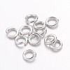 Brass Open Jump Rings X-JRC4mm-NF-1