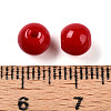 Opaque Solid Color Glass Beads X1-GLAA-N007-6mm-A05-3