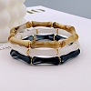 Acrylic Bamboo Joint Beaded Bracelets for Women FS-WG26A21-24-1