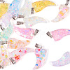 15Pcs Luminous Resin Sequins Pendants RESI-TA0004-20A-2