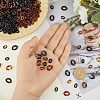 SUPERFINDINGS 800Pcs 4 Style Transparent Acrylic Linking Rings OACR-FH0001-035-3