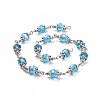 Handmade Glass Beaded Chains AJEW-JB00498-03-2