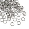 Tarnish Resistant Stainless Steel Split Rings X-STAS-E010-7x0.6mm-2-2