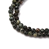 Natural Seraphinite Beads Strands G-RM2025-A42-3mm-4