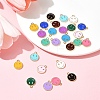 26Pcs 13 Colors Alloy Enamel Charms ENAM-FS0001-88-10