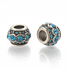 Alloy European Beads MPDL-S066-046-3