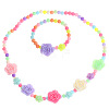Acrylic Beaded Bracelets & Neckkaces Sets for Women WH-WGCF3E6-01-1