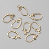 Brass Earring Hooks KK-WH0064-07G-1