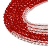 Transparent Gradient Color Glass Beads Strands LS-GLAA-H021-01A-37-3
