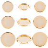 60Pcs 3 Style 304 Stainless Steel Plain Edge Bezel Cups STAS-BBC0007-86-7