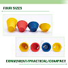 CHGCRAFT 4 Sets Plastic Golf Tee Set AJEW-CA0001-67-5