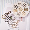 24Pcs 12 Style Iron D Rings FIND-SZ0002-25-5