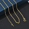 1.5MM Brass Wheat Chain Necklaces for Women KK-CBA4FD4-10G-1