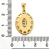 Golden 304 Stainless Steel Pendants STAS-K300-02G-E-3