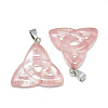 Cherry Quartz Glass Pendants G-T088-13-1