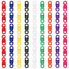 CHGCRAFT 54Pcs 9 Colors Plastic Side Release Buckles KY-CA0001-51-1
