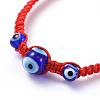 Adjustable Nylon Thread Braided Bead Bracelets BJEW-JB04459-02-2