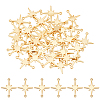 40Pcs Brass Connector Charms KK-UN0005-63-1