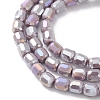 Electroplate Glass Beads Strands EGLA-K015-08H-3