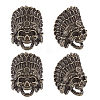 4Pcs Tibetan Style Alloy European Beads TIBEB-FH0001-40AS-1