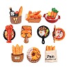 Food Theme Opaque Resin Cabochons RESI-B048-06-1