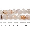 Natural Dendritic Agate Beads Strands G-A248-A07-02-5