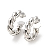 Brass Cuff Earrings EJEW-D059-09P-01-1