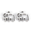 Tibetan Style Alloy Charms LS-TIBE-S323-099AS-RS-1
