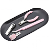 Oval 430 Stainless Steel Jewelry Display Plate STAS-CP0001-08EB-1