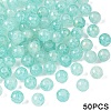 Glass Imitation Jade Beads GLAA-YWC0007-01D-01-1
