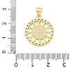 Religion Cross Brass Micro Pave Clear Cubic Zirconia Pendants CU-CBA83A6-03E-G02-3