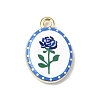 Printed Alloy Pendants ENAM-F160-02C-G-1