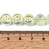 Electroplate Baking Paint Transparent Glass Beads Strands GL-CBA2ED2-05H-4
