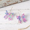 Bowknot Acrylic Hoop Earrings FS-WGD1738-01-3