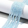 Natural Blue Topaz Beads Strands X-G-H079-A02-03-2