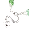 Imitation Austrian Crystal 5301 Bicone Beaded Bracelets for Women BJEW-JB12735-4