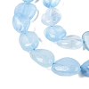 Natural Aquamarine Beads Strands LS-G-R445-8x10-36-4