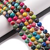 Dyed Natural Regalite/Imperial Jasper/Sea Sediment Jasper Beads Strands X-G-B124-C02-11-2