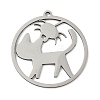 201 Stainless Steel Pendants LS-STAS-G366-02P-07-1