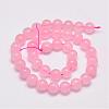 Natural Rose Quartz Beads Strands G-K126-J01-10MM-2