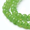 Natural Green Jade Beads Strands G-I228-4mm-14-1