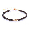 Synthetic Sunstone Round Beaded Bracelet RG1104-1-1