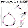 1Pc PVC Flower Mobile Straps AJEW-LP0005-13-2