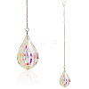 1Pc Transparent Glass Hanging Suncatchers AJEW-TADJ0001-02D-1