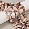 Raw Rough Natural Fire Opal Beads Strands G-C253-01-1